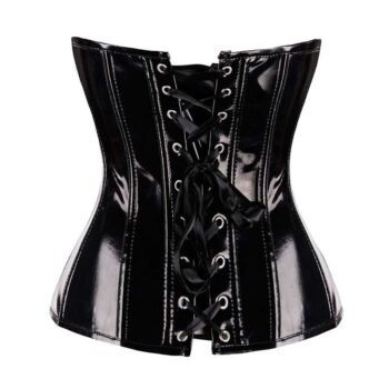 Black Hot PVC corsets womencorset.com