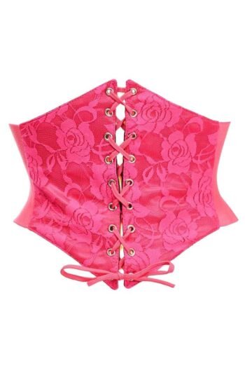 half front lace up waist cincher corset belt womencorset.com