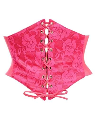 half front lace up waist cincher corset belt womencorset.com