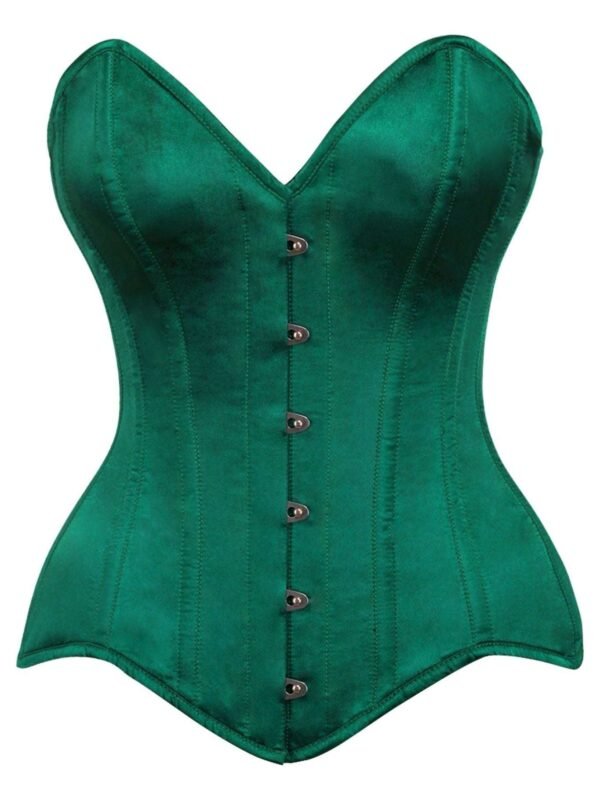 Steel boned overbust corset , overbust corset, full corset, waist trainer corset, full bust corset, laced corset, back support corset, boned corset