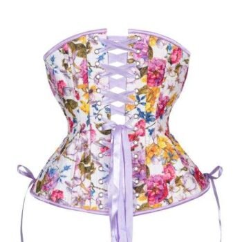 Underbust Plus Size Flowery Corset womencorset.com