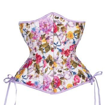 Underbust Plus Size Flowery Corset womencorset.com