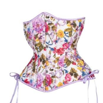 Underbust Plus Size Flowery Corset womencorset.com