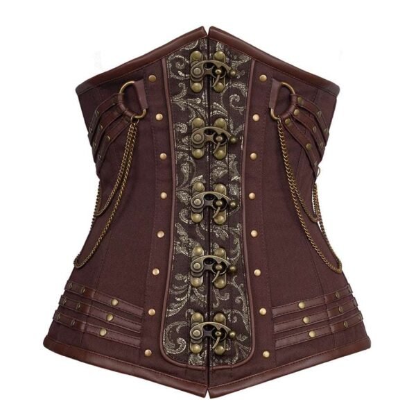 Cotton Underbust Steampunk Corset womencorset.com