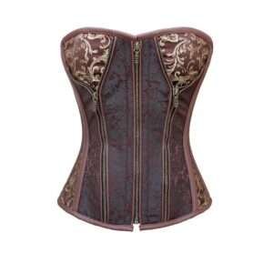 Wurtzbach Brocade Steel Boned Overbust Corset