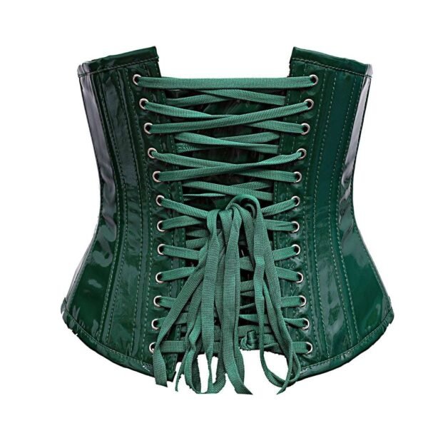 Green PVC Underbust Corset womencorset.com