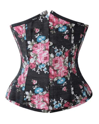 Floral Prints Waist Cincher Training Underbust Corsetwomencorset.com