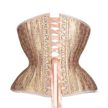 Underbust Plus Size Brocade Cupped Curvy Corset womencorset.com