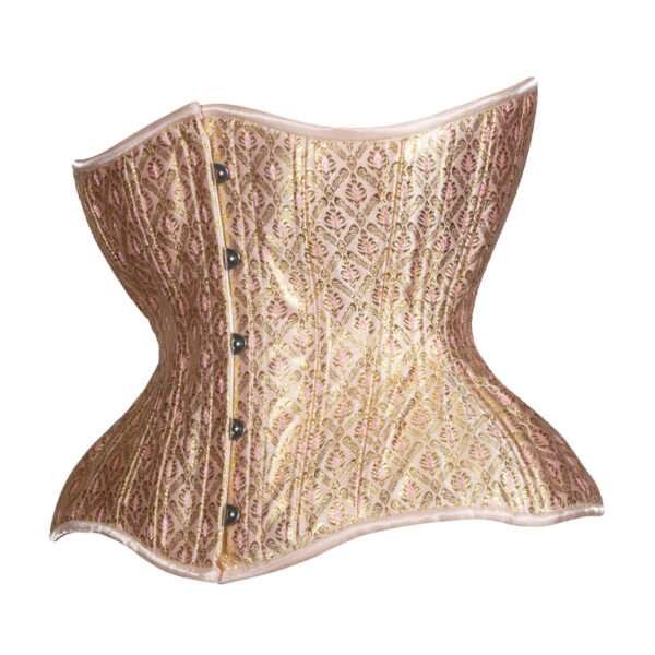 Underbust Plus Size Brocade Cupped Curvy Corset womencorset.com