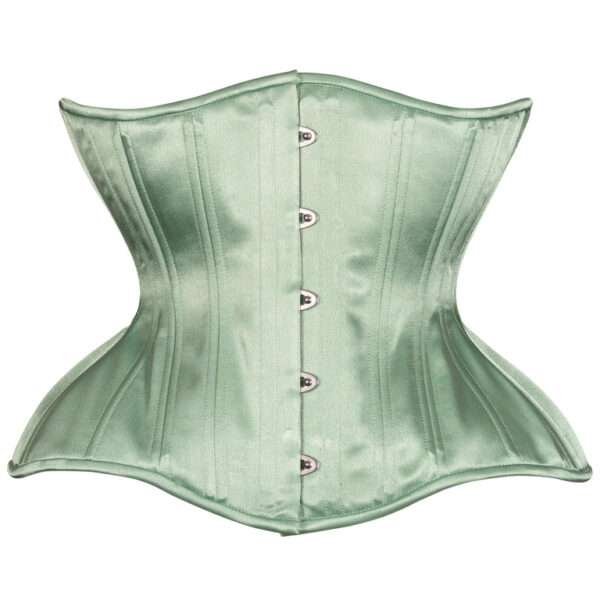 Underbust Plus Size Sage Green Corset womencorset.com