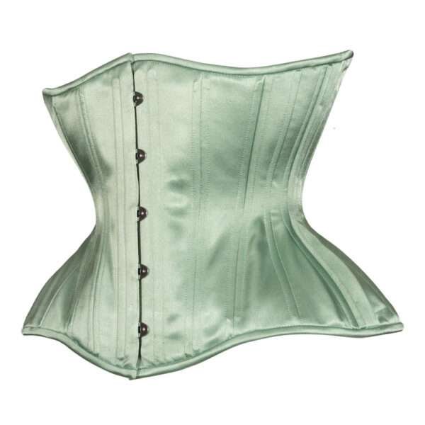 Underbust Plus Size Sage Green Corset womencorset.com