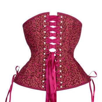 Underbust Plus Size Abstract Corset, Curvy Hourglass womencorset.com