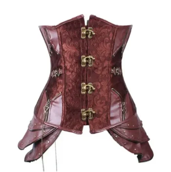 Medival Renaissance Open cup Steel Bone Gothic punk corset womencorset.com