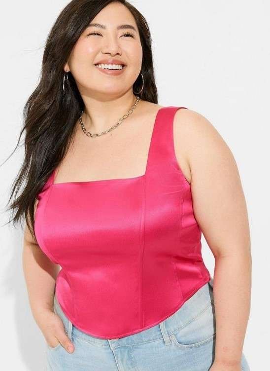 pink satin corset,pink satin corset top,satin pink corset, satin bustier, what is a bustier?