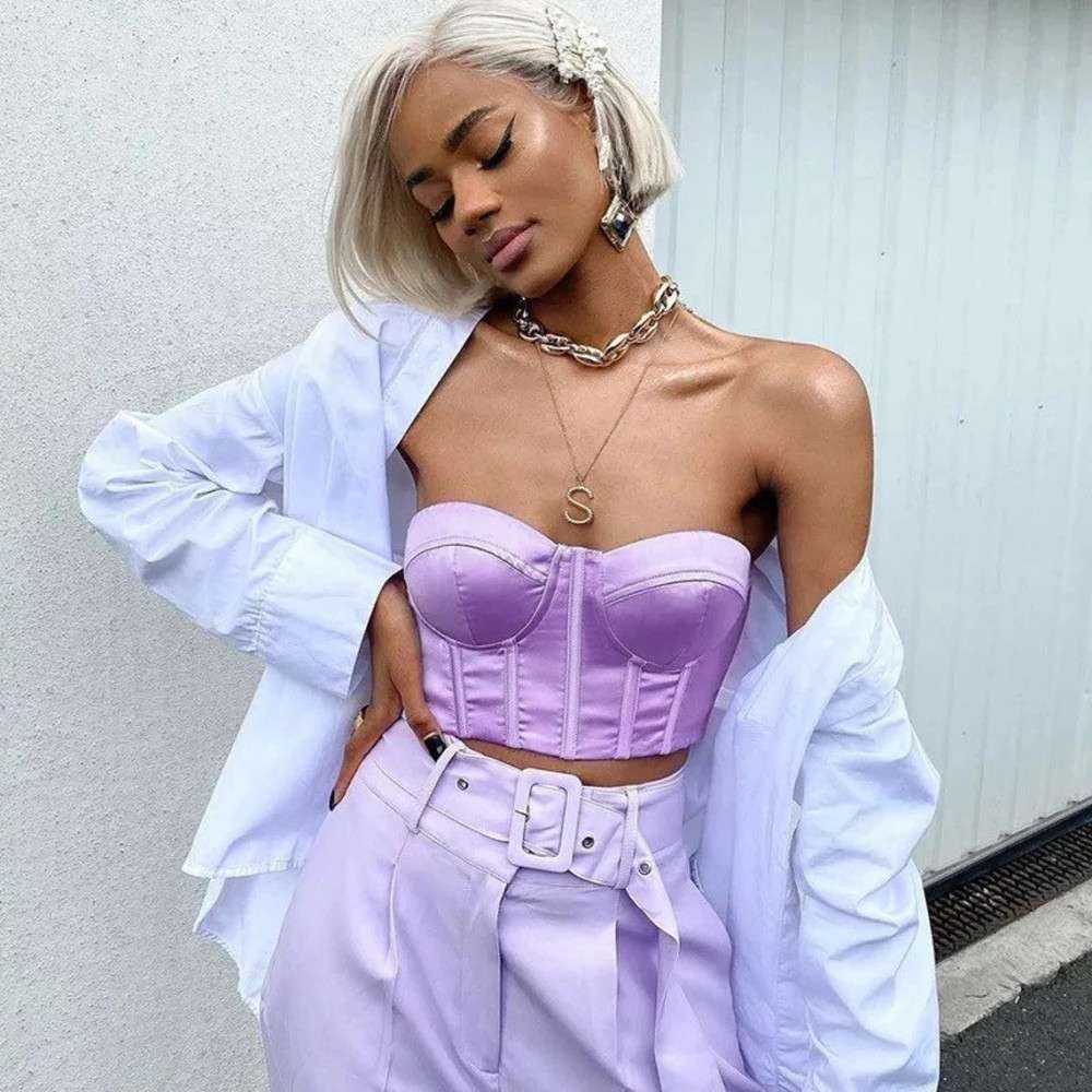 satin bustier womencorset,.com