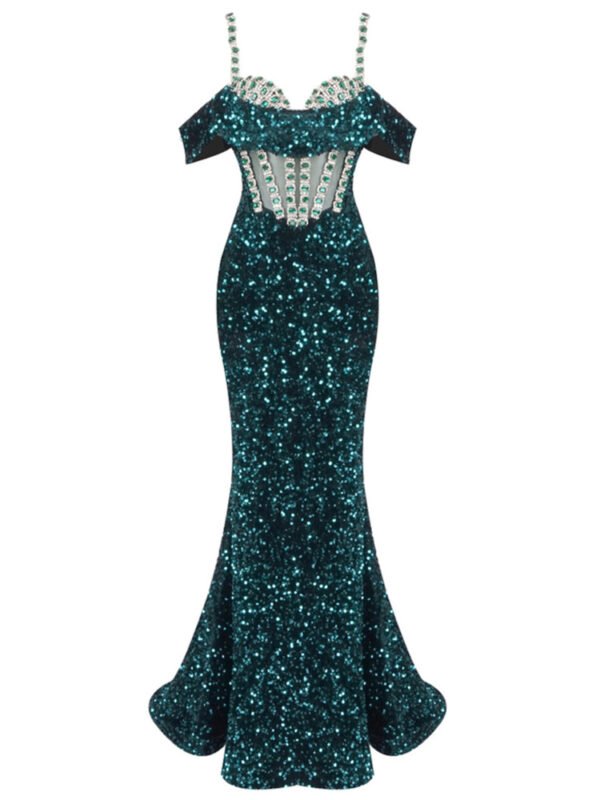 Fancy corset teal green dress for wedding womencorset.com