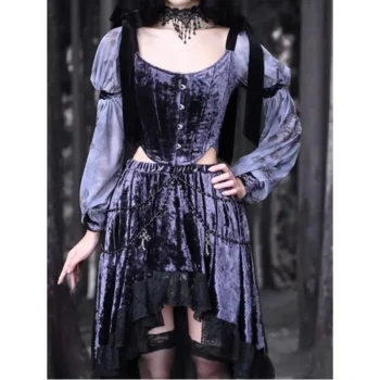 Velvet Witch Corset top womencorset.com