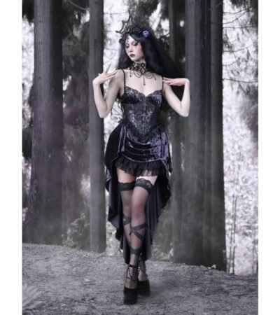 Witch corset dress for Halloween womencorset.com