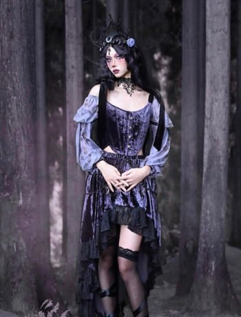 Velvet Witch Corset top womencorset.com