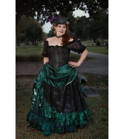 Halloween Black Witch Corset