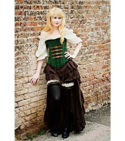 Halloween Green Witch Corset