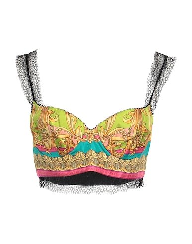 Satin printed lace Bralette bustier for women womencorset.com