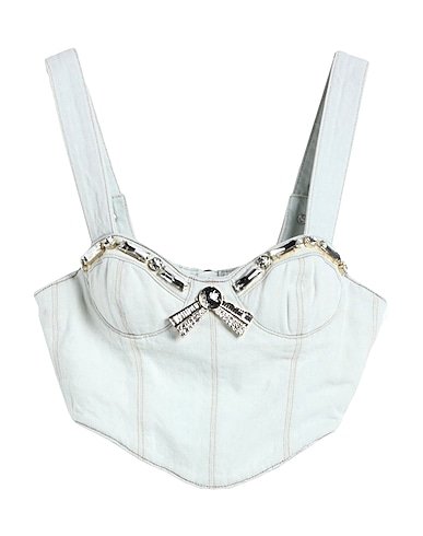 Strapless denim underwire steel boned bustier for women womencorset.comStrapless denim underwire steel boned bustier for women womencorset.com