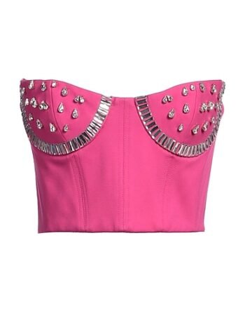 Crystal watermelon Embellished Bustier for women womencorset.com