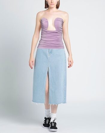 Light purple corset top for women womencorset.com