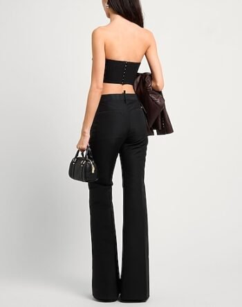 Black underwired cup bustier for women womencorset.com