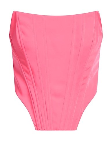 Pink overbust corset top bustier for women womencorset.com
