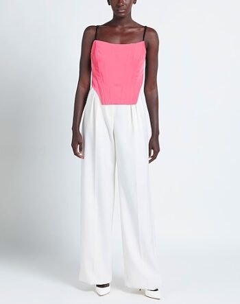Pink overbust corset top bustier for women womencorset.com