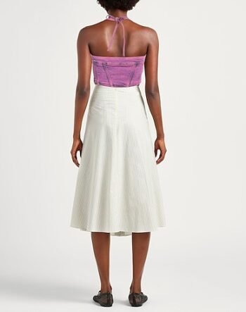 fuchsia halter denim bustier for women womencorset.com