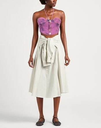 fuchsia halter denim bustier for women womencorset.com