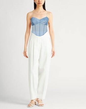 Sleeveless denim bustier for women womencorset.com