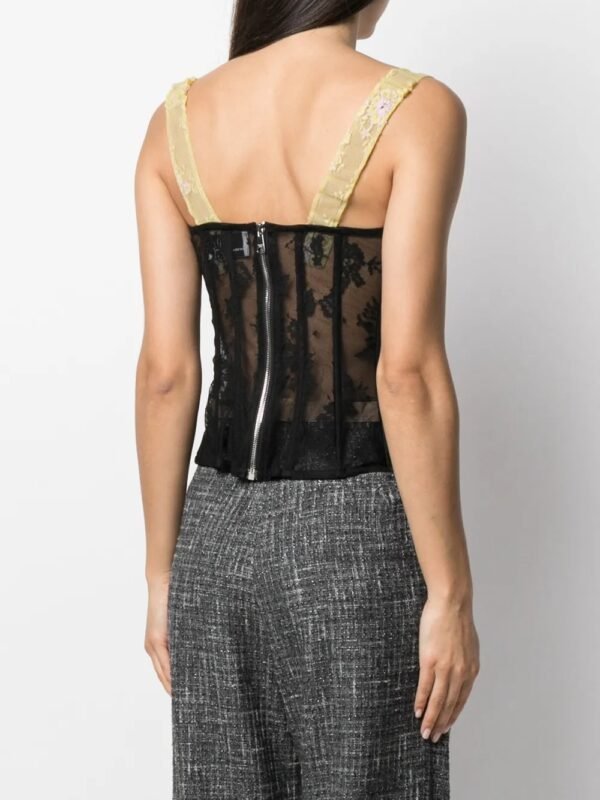 Mesh Overbust Bustier For Women