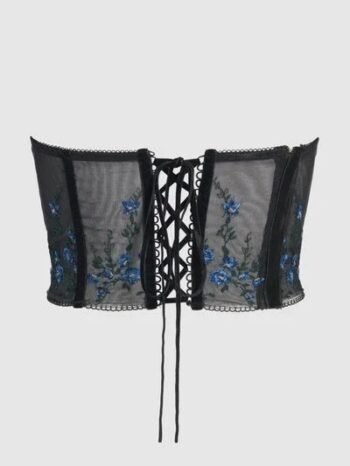 Mesh Open Cup Women Corset