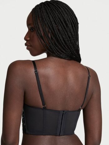 Mesh Embroidery Summer Corset Top