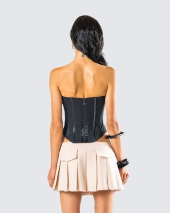 Mesh Overbust Corset Top For Women