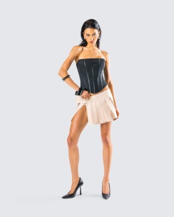 Mesh Overbust Corset Top For Women