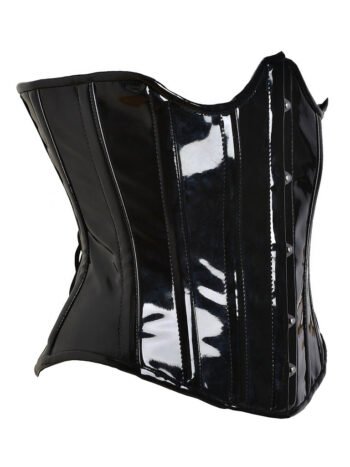 Gothic Bustier PVC Open Cup Corset