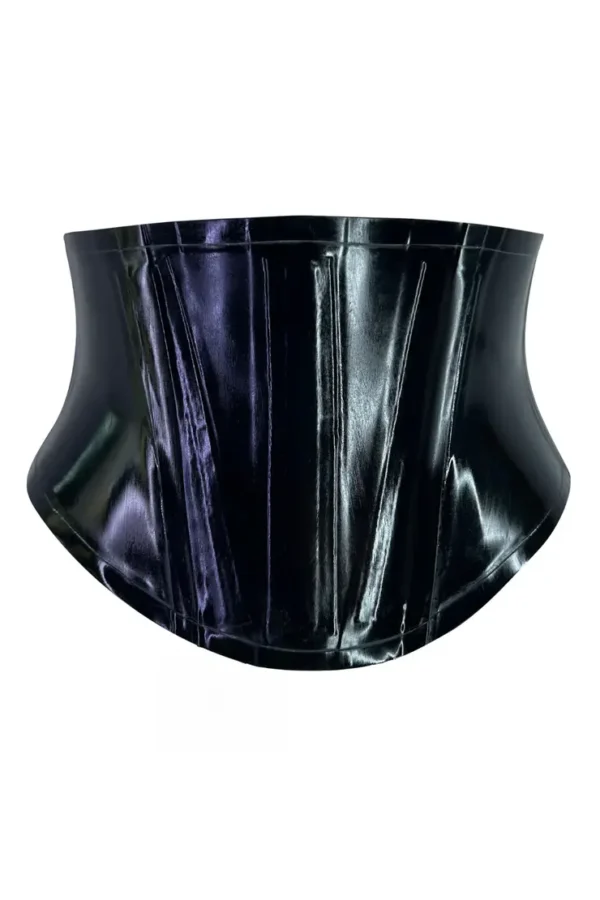 Gothic PVC Corset Belt Underbust Halloween Top