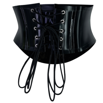 Gothic PVC Corset Belt Underbust Halloween Top
