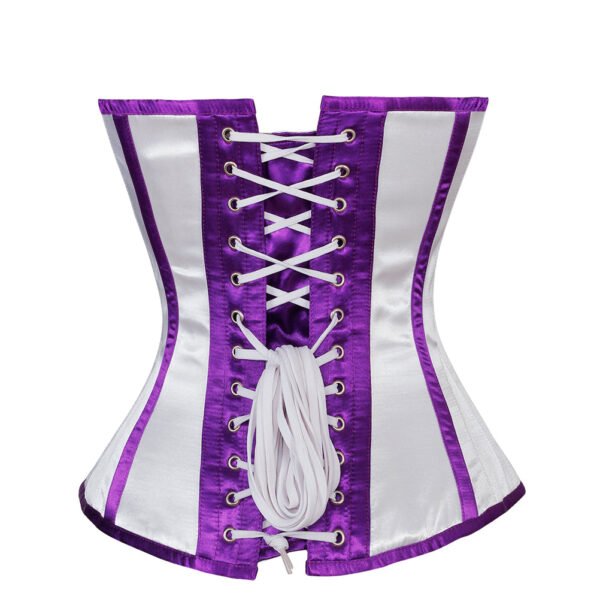 Gothic Satin Bustier Waist Training Overbust Corset