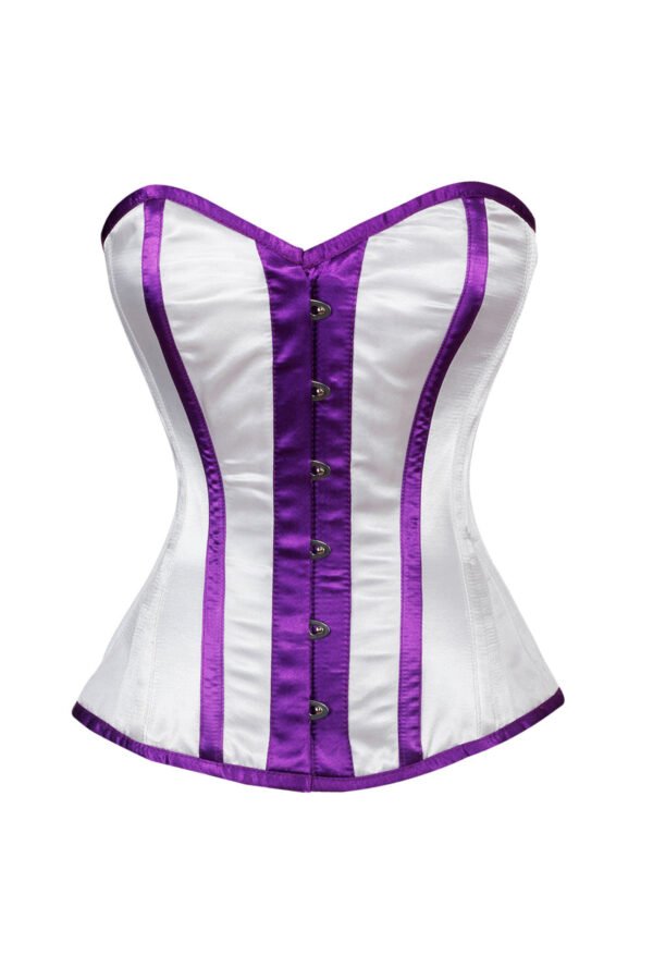 Gothic Satin Bustier Waist Training Overbust Corset