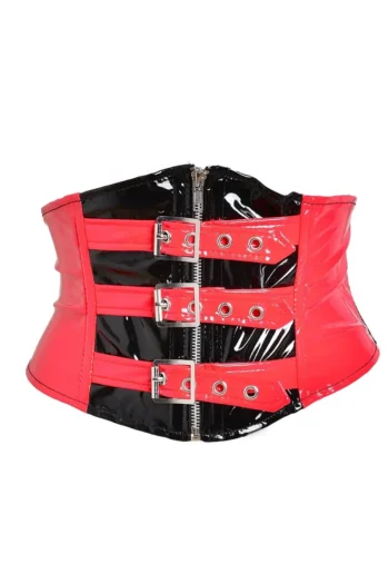 Gothic Underbust PVC Corset Belt For Christmas Costume