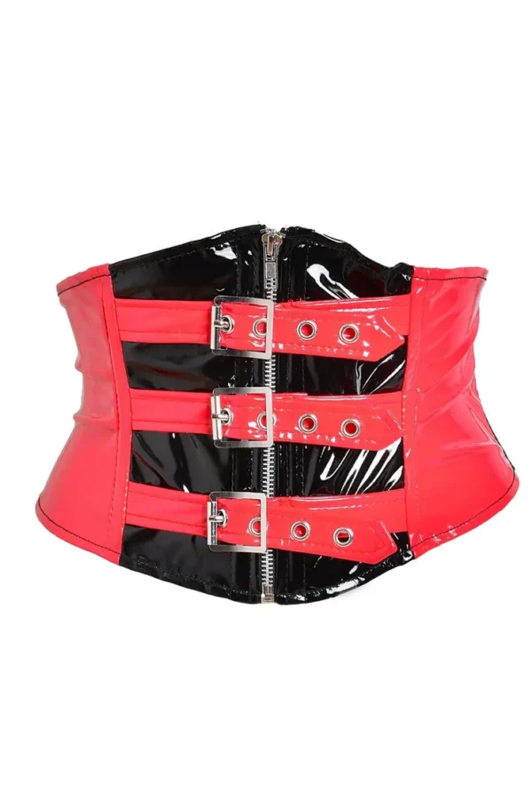 Gothic Underbust PVC Corset Belt For Christmas Costume