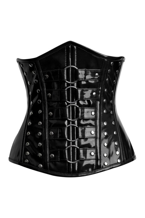 Gothic Underbust PVC Corset Top For Girls