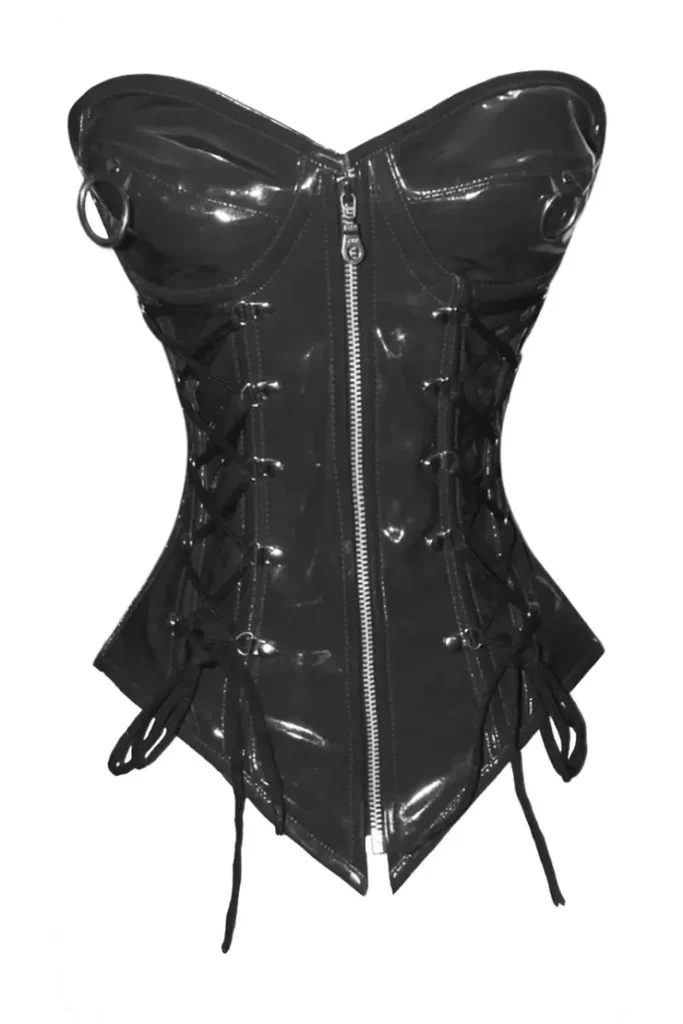 Heavy Duty 24 Double Steel Boned PVC Overbust Corset