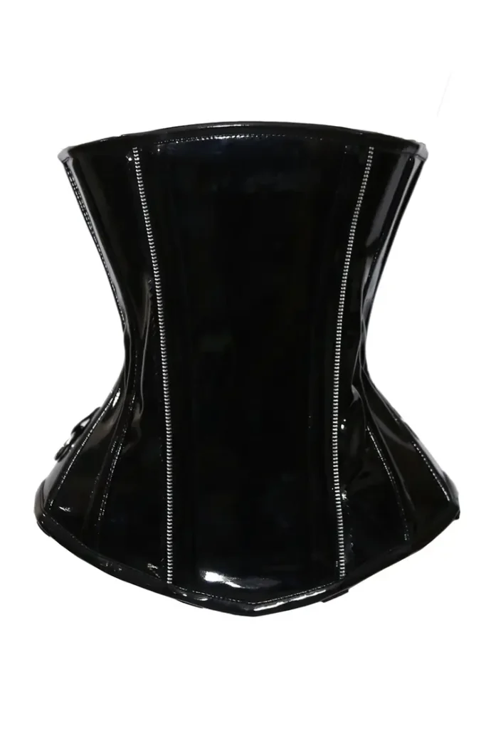 Heavy Duty 24 Double Steel Boned Underbust Waist PVC Corset